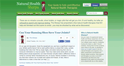 Desktop Screenshot of naturalhealthsherpa.com