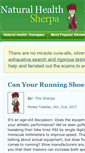Mobile Screenshot of naturalhealthsherpa.com